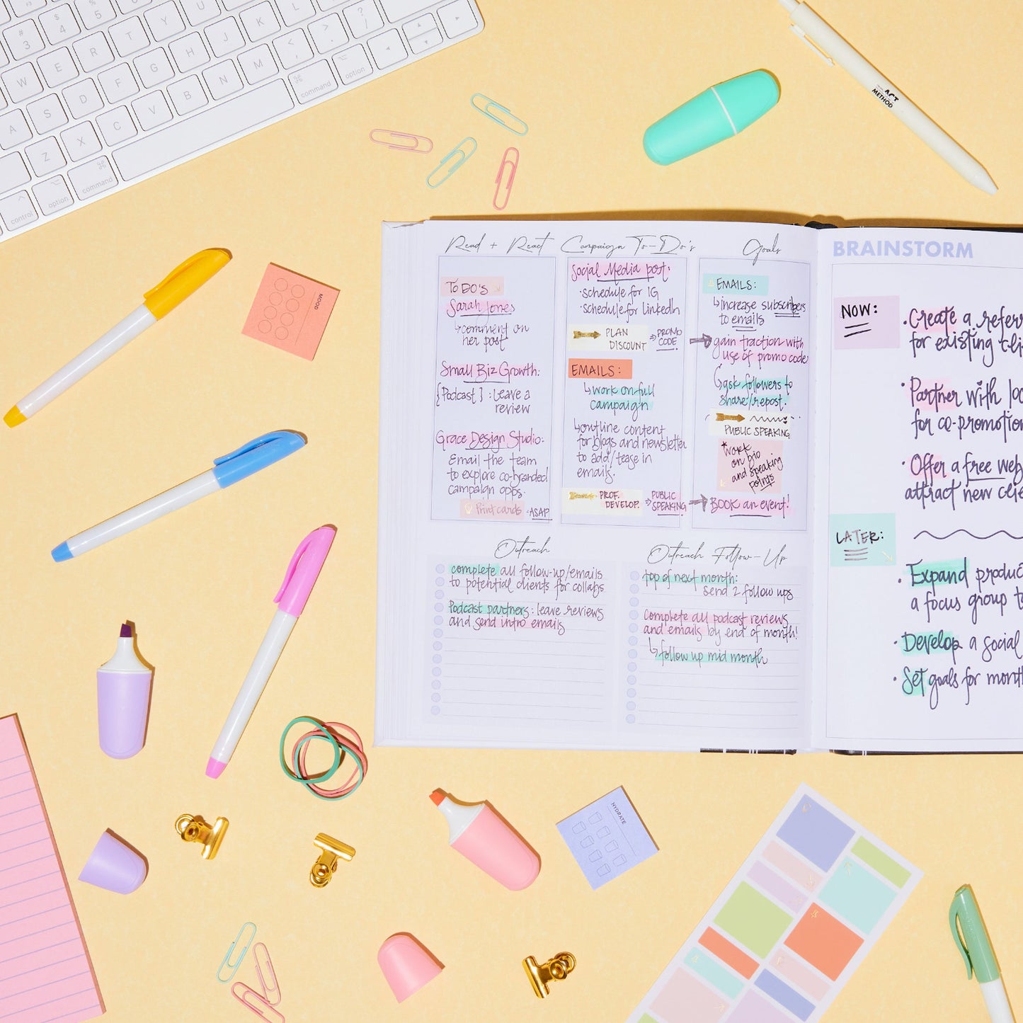 The ACT Method Planner | Undated Planner for Entrepreneurs